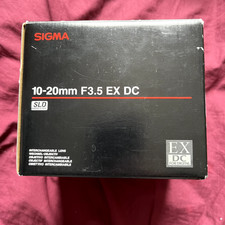 SIGMA 10-20mm F3,5 EX DC pour