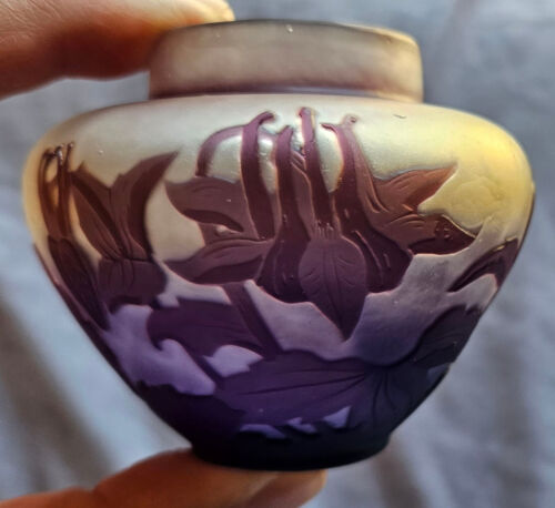 Emile gallé vase verre - gallé,