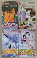 Lot de 4 Mangas City Hunter Nicky Larson Tomes 2 3 4 et 5 J'ai Lu