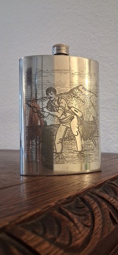 Flasque vintage étain - ,