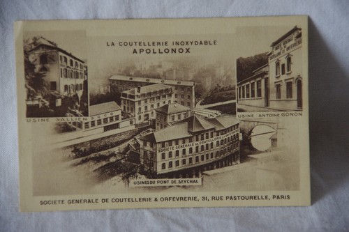 Cpa coutellerie apollonox