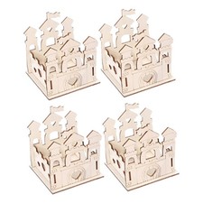 Kit de 4 pièces de bois à