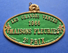 Plaque Concours - Récompense