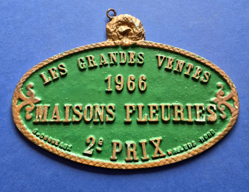 Plaque concours récompense - -,
