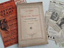 LA PRIERE DES QUARANTE HEURES OU LES XIV STATIONS SOUS L'HORLOGE DU DESTIN FAGUS