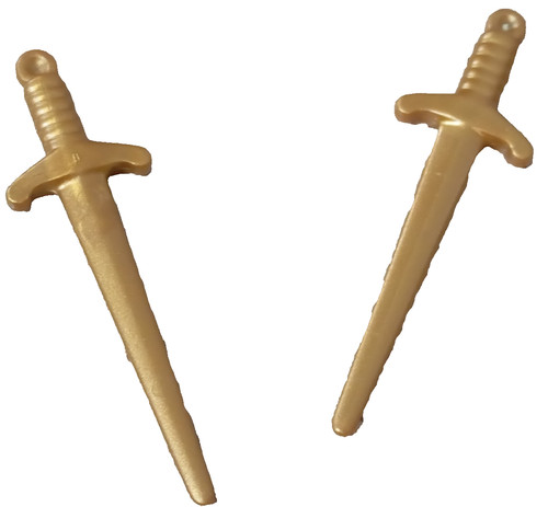 Playmobil épées dorées - x2,