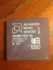 CPU VINTAGE 486 DX 40 MHZ AMD