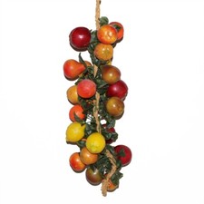 Grappe de fruits artificiels en plastique vintage
