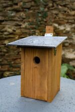 Nichoir à mésanges artisanal, ∅ 30 mm, 27x16.5x14 cm 