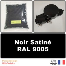Peinture poudre de thermolaquage 1 Kg RAL 9005 Noir Satin - Powder coating
