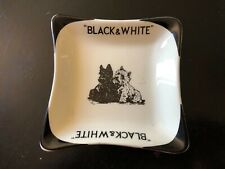 vide-poche Black & white KG Lunéville cendrier céramique vintage déco bistro 70s