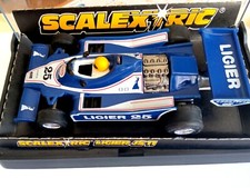 Rare LIGIER JS 11 AVEC BOÎTE/  CIRCUIT SLOT SCALEXTRIC/ Made in GREAT BRITAIN.