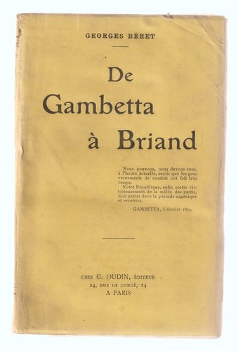 Georges béret gambetta - georges, à