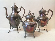 ancien 3 pieces cafetiere