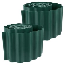  2 Rolls Bordure De Jardin En Plastique Souple Pour Aménagement Paysager