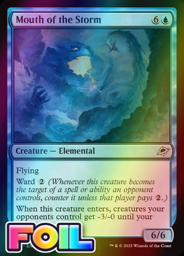 Mouth the storm - foil, eoe