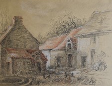 Louis Dupuis (1862-1951) (301) - crayon - Le Haut Coudray