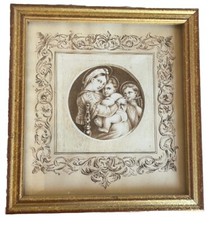 Cadre Reproduction Madonna Della Seggiola de Raphaël