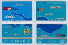 ALLEMAGNE / SUISSE - Cl2P01/01 à 4 - Puzzle de 4 cartes - Voir scans