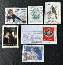 Lot de 6  timbres De Monaco