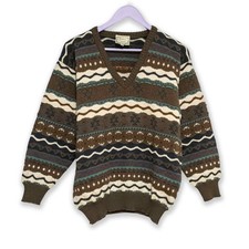 Pull Vintage Marron Beige