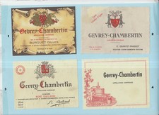 étiquette vin Bourgogne