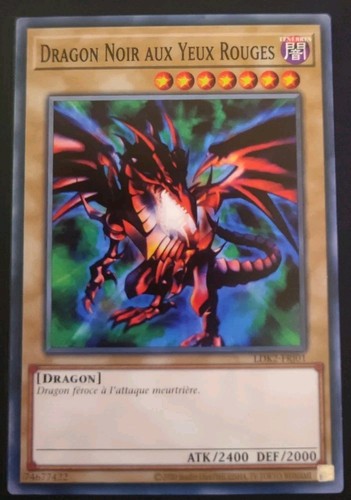 Carte dragon noir - carte, yu-gi-oh!