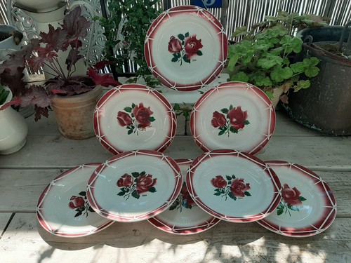 Assiettes plates - 8,