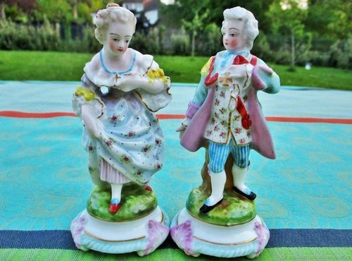 Figurine ancienne couple - ancienne,