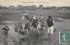 CPA 80 CAYEUX SUR MER AMATEURS DE CREVETTES