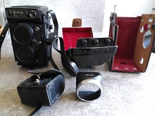 *SERVICED & TESTED* Yashica Mat - 124G TLR Camera Japan Yashinon 3.5 80 w/ Case