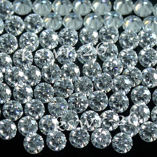 Diamant blanc rond - , naturel