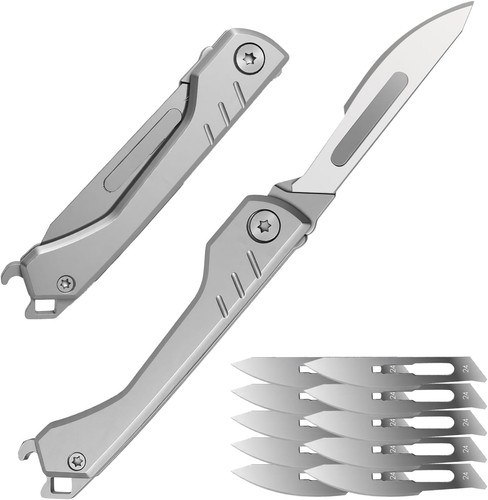 Couteau pliant scalpel - , acier