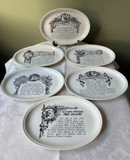 Faïence de Gien 6 Assiettes