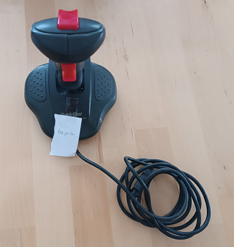 Joystick python quickshot - python,