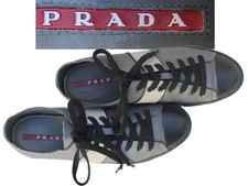 Chaussures pour hommes PRADA fabriquées en Italie 41 EU/7 UK/8 US PR01 T2P