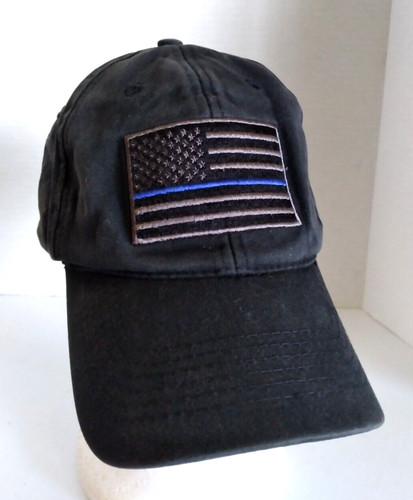 American usa flag - thin, blue