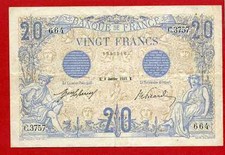 (C.375) 20 FRANCS BLEU 8