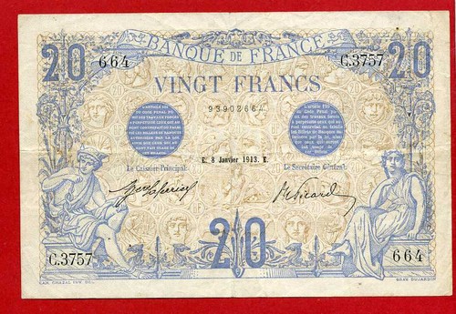 Francs bleu 8 - (c.375), 20