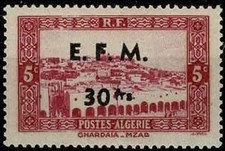 CF ALGÉRIE   1943 GHARDAIA
