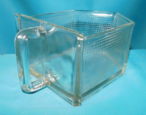 Ancien gros tiroir verre - gros, en