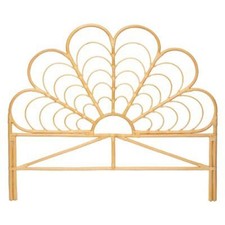 Tête de Lit en Rotin "Idylle Folk" 140x160cm Naturel