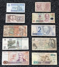 Banknotes World 🌎 #lot 10 Billets Monde #ref:110.