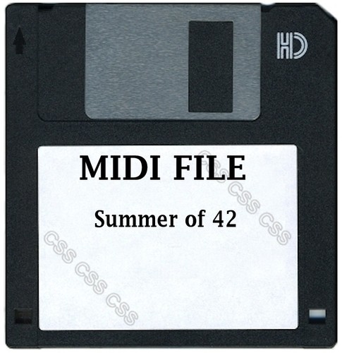 Midi file summer 42 - file,