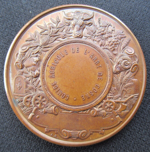 Medaille francaise cuivre - medaille,