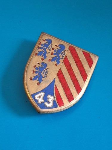 Insigne militaire - militaire, 43°
