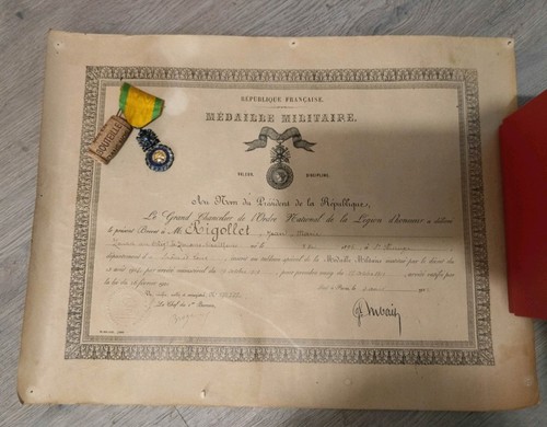 Rare médaille militaire 3ème - rare,