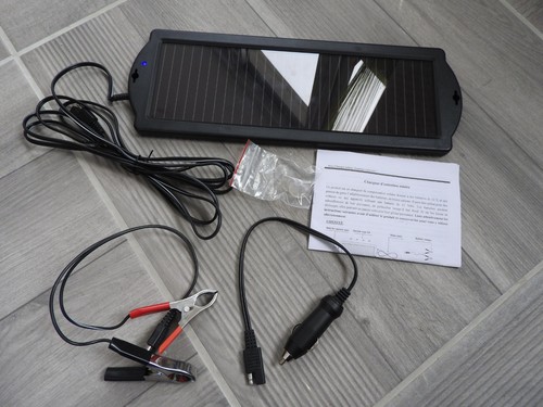 Chargeur batterie solaire - chargeur,
