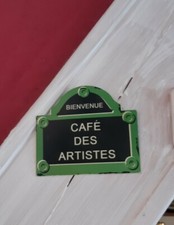 Plaque émaillée fantaisie