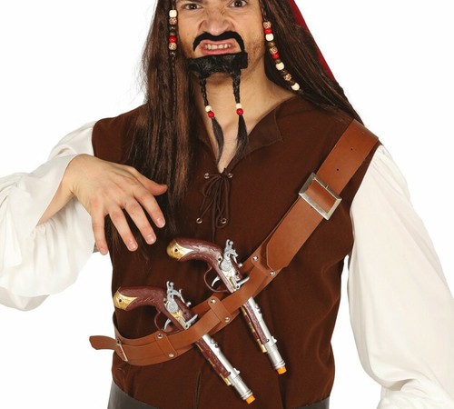 Hommes double pirate pistolet - double,